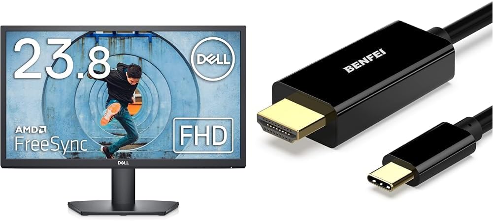 Dell SE2422HX 24 Inch Full HD (1920x1080) Monitor, 75Hz, VA, 5ms, AMD ...