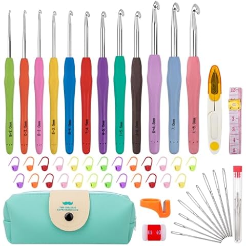 MECHEER 51 Pack Crochet Hooks Set Cover