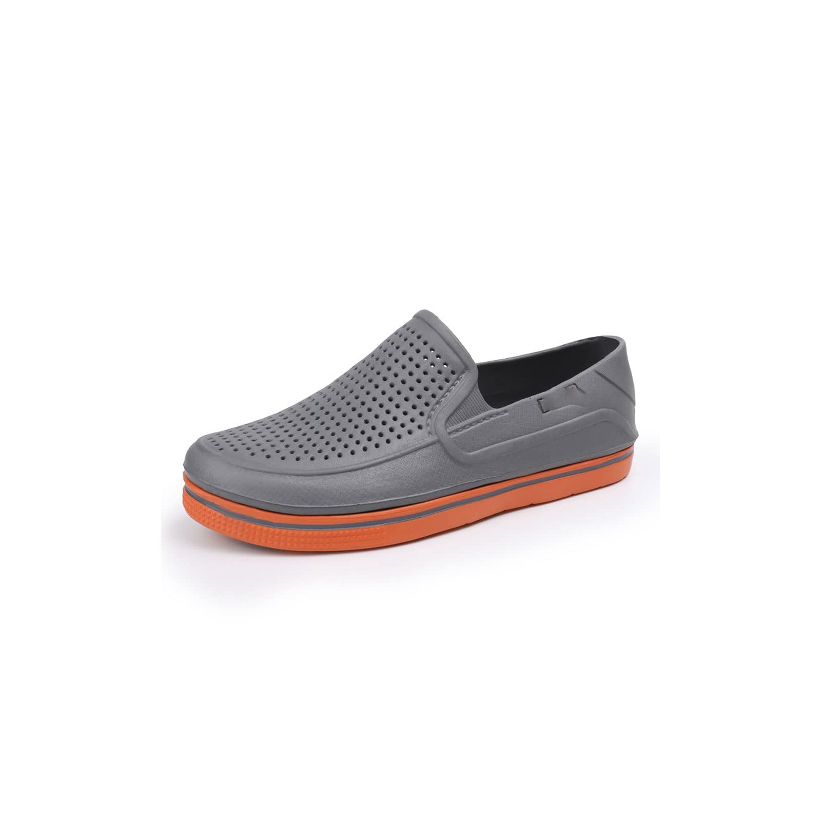 Sandały mężczyzn Summer Light Shoes Sandały plażowe dla mężczyzn Clogs Men Buty Sandały kierowcy Eva Sandalsgray, 8,5 UK