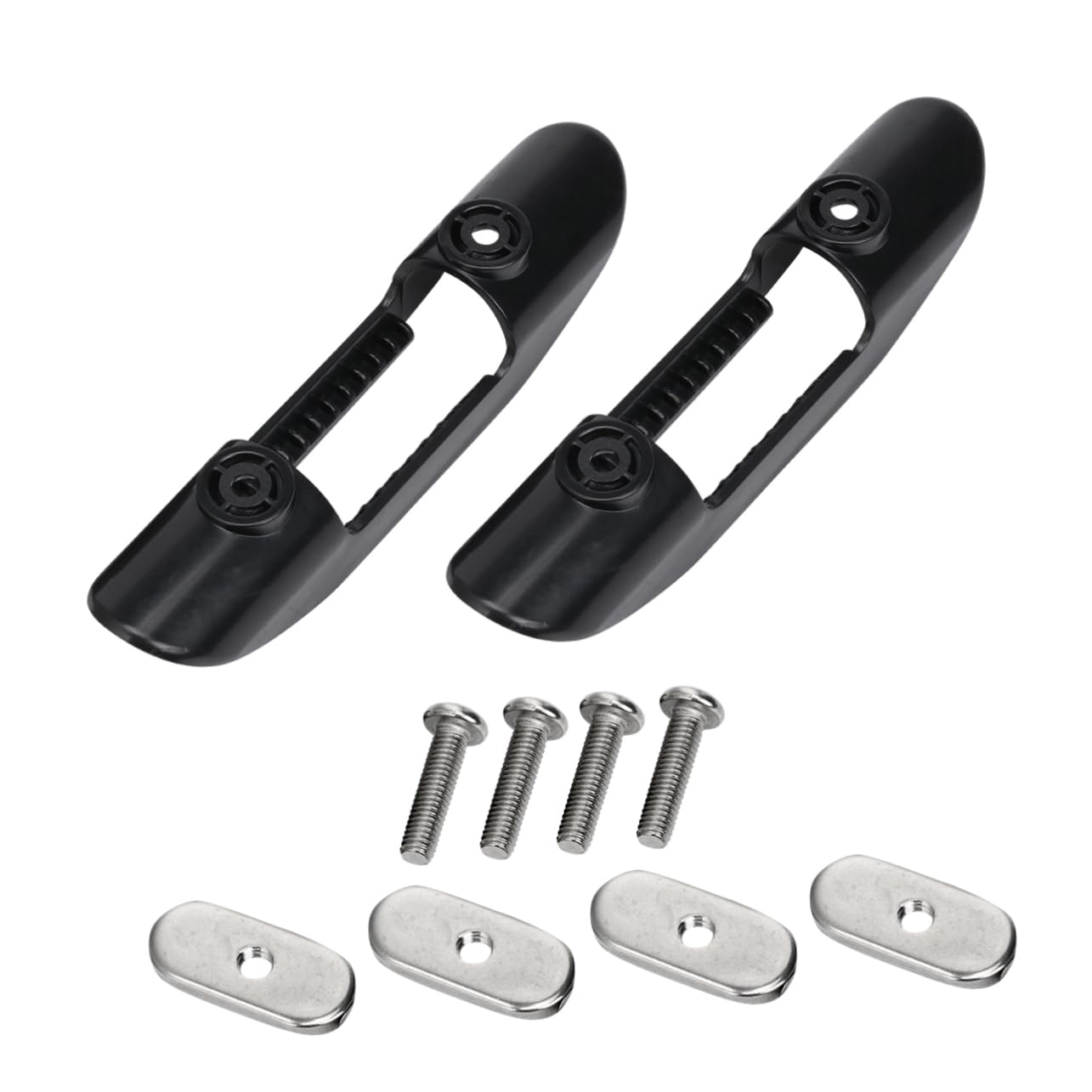 BESPORTBLE Kayak Paddle Clip Set Universal Paddle Holder with 2 Clips 4 Washers and 4 Screws for Canoe and Surfboard Essential Paddle Supplies for Kayaking and Canoeing