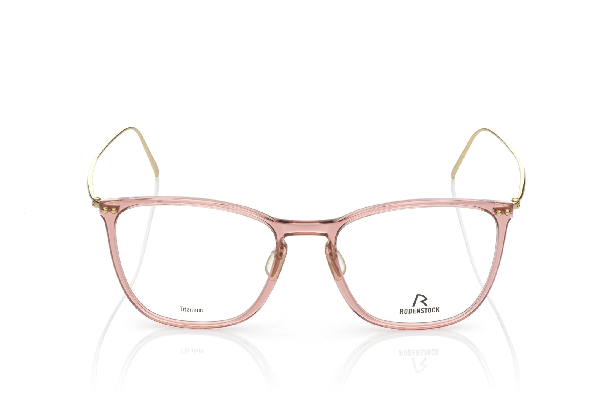 Rodenstock Brille mit Sehstärke für Damen optional mit Sonnenbrillentönung oder Blaulichtfilter, Quadratisch, gefertigt aus Acetat (inklusive Brillenetui)