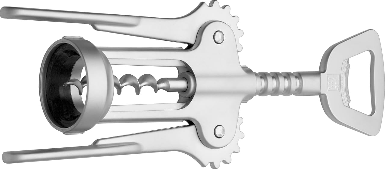 ZWILLING J.A. Henckels 39619-000 - Cavatappi Sommelier a doppia leva, in acciaio INOX