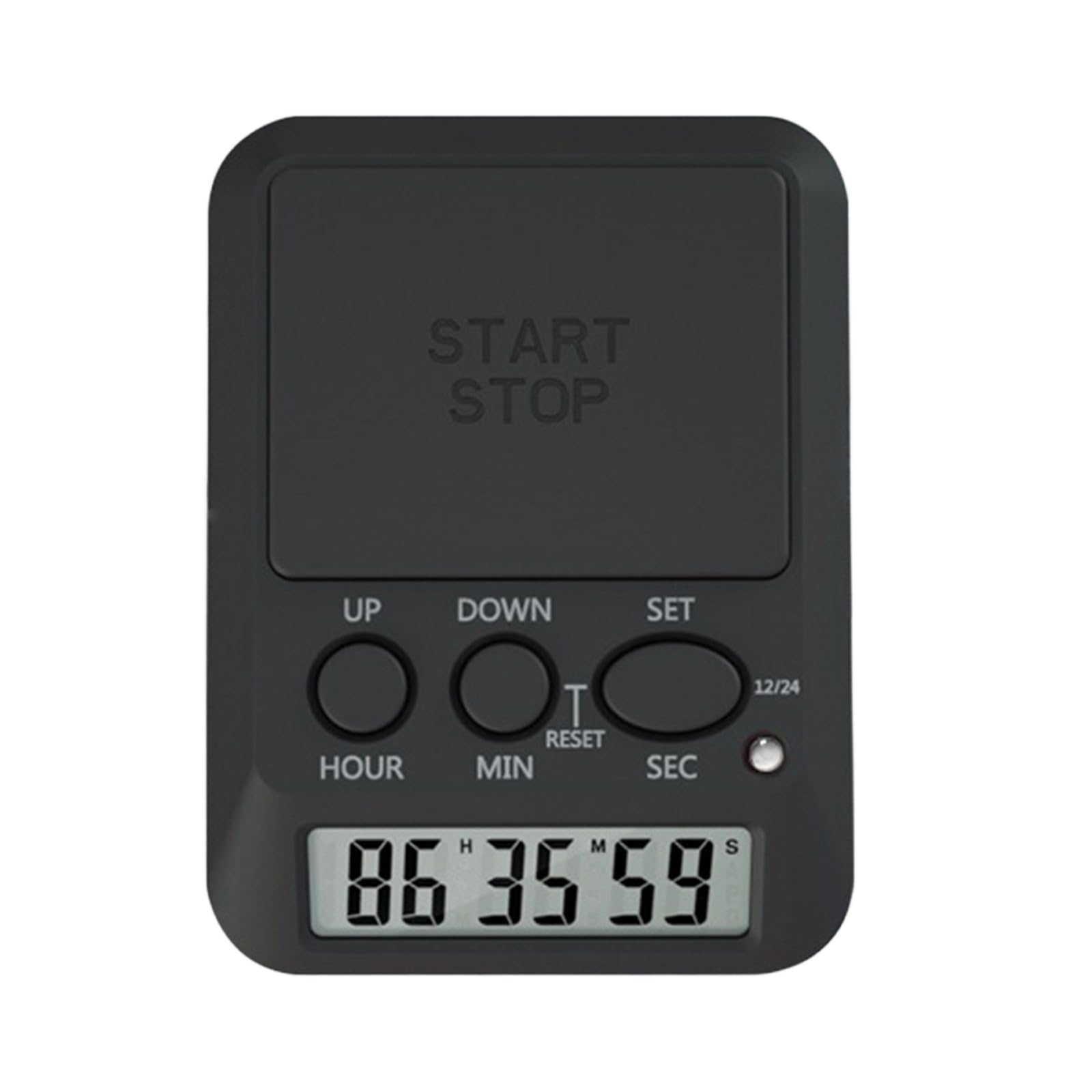 Visible LCD Screen Timer with 199 Hours Setting & 12-24 Hour Mode Electronic Timer for Various Applications Multifunctional Digital
