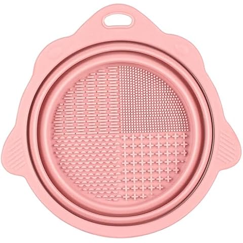 HAPPITON Foldable Silicone Makeup Brush Cleaner Cover