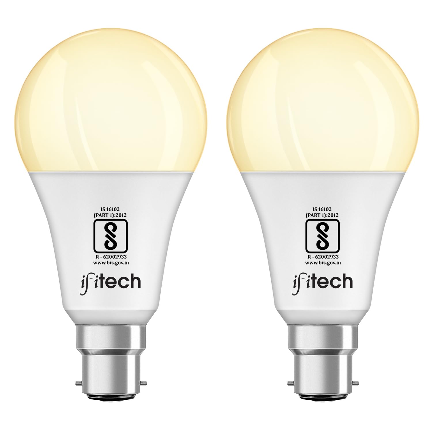 IFITech Night Sensor 7W B22 LED Bulb (Warm White - Pack Of 2)-image-12