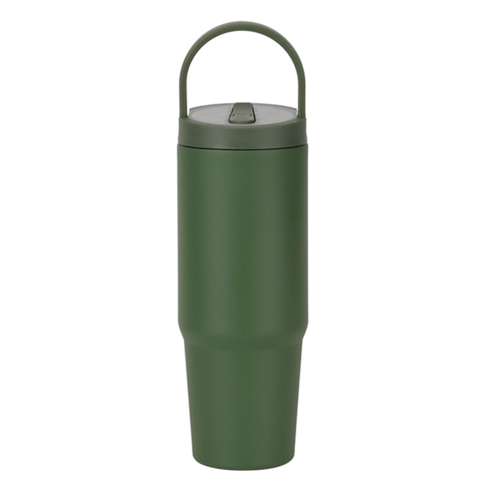 Bouteille eau double isolation avec poignée pratique pour le bureau, le sport et la voiture