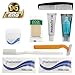 Moda West 96 Kits - Bulk Case of Wholesale Deluxe Toiletries for Men, Women, Travel, Charity, Homeless Shelters, 96 Disposable Hygiene Kits, Perfect for Hotels, Emergency Prep, and Donations