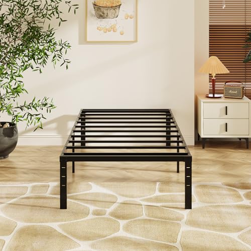 VINGLI 12 Inch Twin Bed Frame, Heavy Duty Metal Platform, No Box...