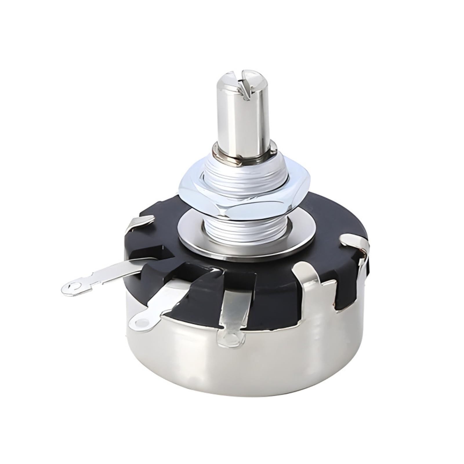 potenziometro a filo avvolto, Potenziometro rotativo a filo avvolto WX110 5K - Resistenza da 27Ω a 10KΩ, tolleranza ±10%