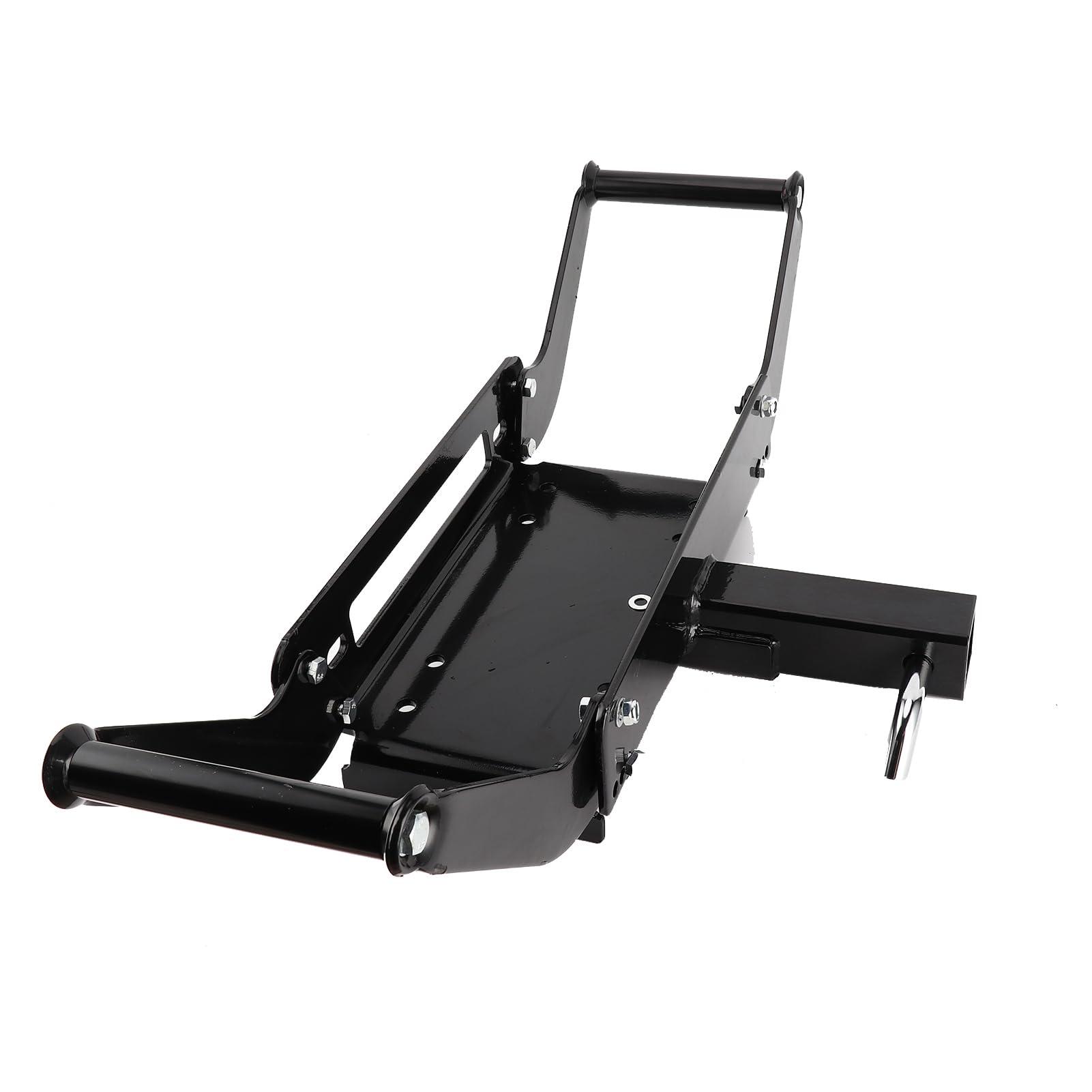 Winch Mounting Plate, Trailer Winch Mount Steel Winch Mount Plate Bracket Kit with Installation Accessories for 9000lbs?13500lbs Capacity