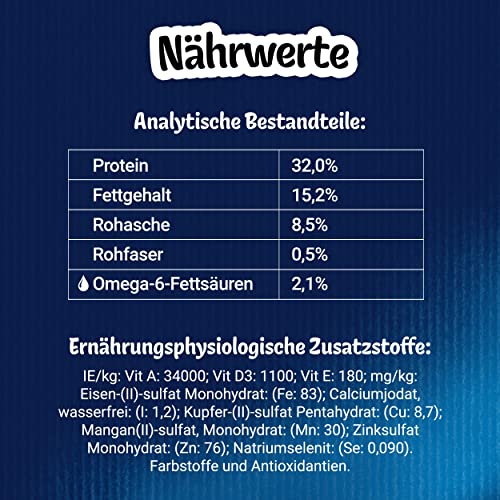 Felix Crispies Katzensnack, Knusper-Leckerlie mit Lachs-und Forellengeschmack, 8er Pack (8 x 45g)