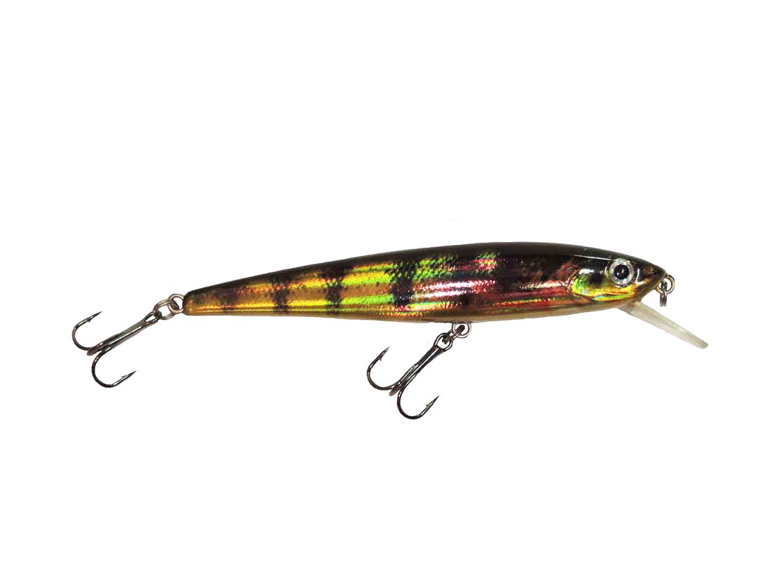 Chasing Trophy Fish Lures Heavy Wobble Perch StickBait, Black/Yellow Sports, Fitness & Outdoors