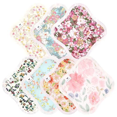 AENUANCE(エニュアンス) 布ナプキン おりもの用 軽度尿失禁用シート 7枚 セット 薄型 吸水ナプキン 吸水 2cc SS 防水なし AESST-7P-VDS