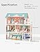 ROBOTIME Doll House Wooden Dollhouse for Kids 3 4 5 6 Years Old, Doll House w/28PCS Furniture Plastic, for 3.3”Dolls, Birthday Presents for Toddler 3+