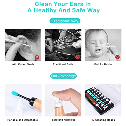 Oorsmeerverwijderaar, Q Grips Oorsmeerreinigers, Q Twist Oorreiniger, Zachte en Comfortabele Oorsmeerverwijderaar met… - Image 5