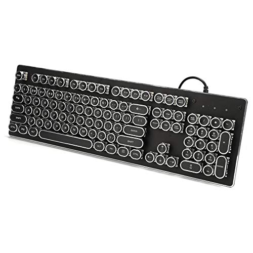 Teclado Gamer Retro Mecánico Pomya Cableado miniatura 4