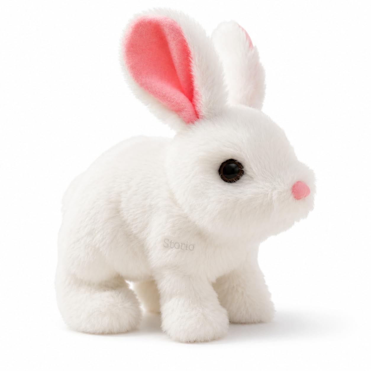 Storio Interactive Hopping Bunny Toy with Sound, Movement, Wiggling Ears, Battery Operated, Educational Gift for Kids 3+-picture-20