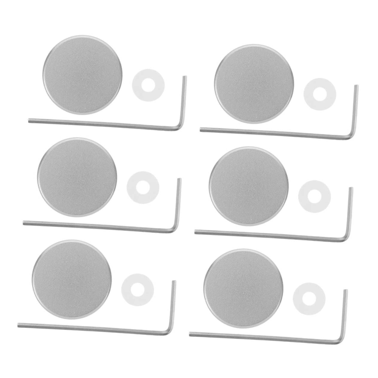 ULDIGI 6pcs Guitar Knobs Potentiometer Guitar Parts Guitar Accessories Volume Control Knobs for Guitar Metal Effect Footswitch Topper