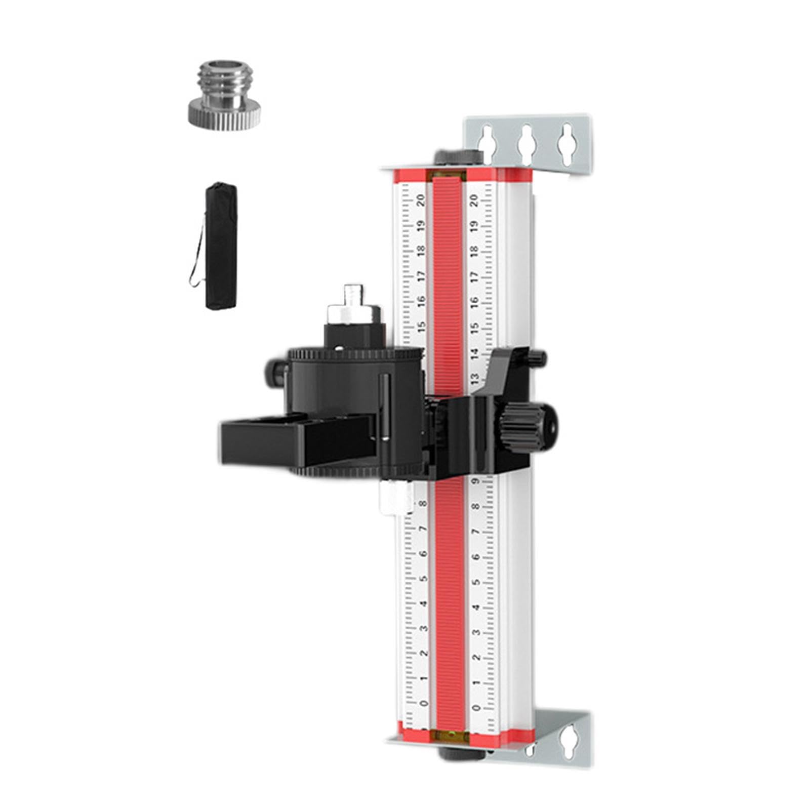 Pixzcsa Leveling Tool Support Multifunctional Accurate Leveler Wall Bracket Leveler Holder Sturdy Durable Clear Scale Features Wall Leveling Bracket For, Movable 20Cm