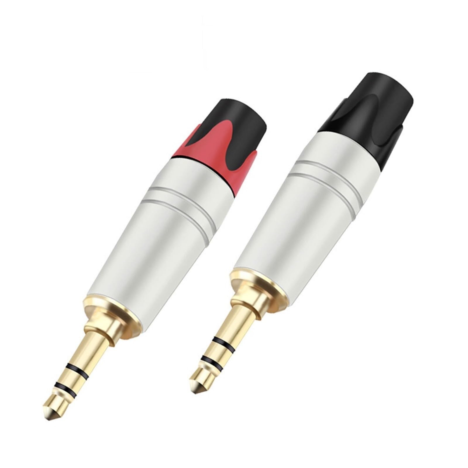 Connecteur de fil Audio stéréo à 3 pôles, prise mâle de 3.5mm, prise casque, prise stéréo de 3.5mm, connecteur de câble à 3 broches de 1/8 pouces, 10 pièces/lot (Color : TC210-MIX)