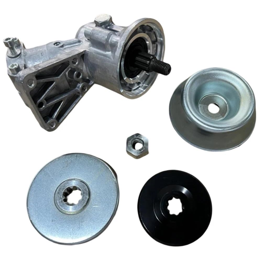 PEGGYLIN Reductor de caja de engranajes for desbrozadora de césped de 32 mm y 10 dientes, compatible con cabezal de caja de engranajes de desbrozadora Oleo-Mac, accesorios y piezas for herramientas el