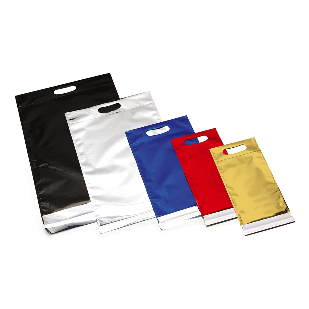 Buste Regalo Argento Metallizzato FAVORIT - Confezione Da 100 Pezzi 10x20 Cm | Per Regali E Packaging - Foto 5