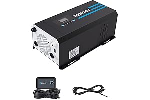 Renogy 2000W Pure Sine Inverter Charger 12V DC to 120V AC