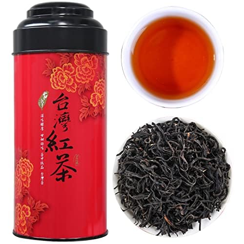 XIXICHA Taiwan Tea Black Tea Loose Leaf Red Jade Grade AAA Ruby Sun Moon Lake Taiwan High Mountain Tea (80 cups)3.53oz/100g 台湾红茶 台湾茶 红茶 蜜香型