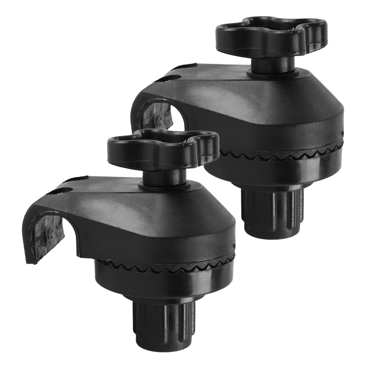 Alnicov Set di 2 Accessori per Altalena, raccordi in plastica, staffe di Fissaggio per tettoia da Giardino e Struttura Altalena, Nero