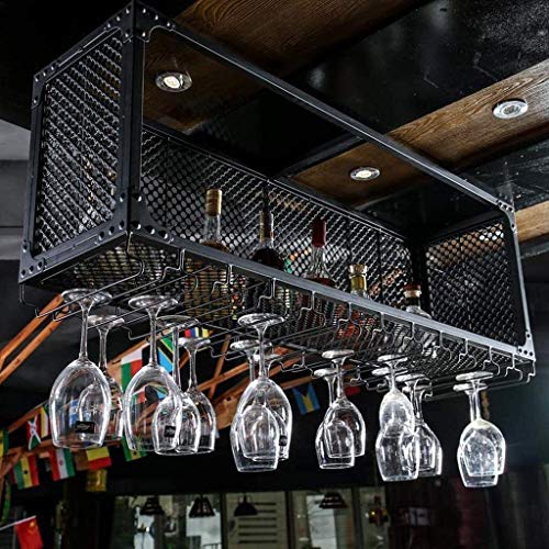 Casier à vin suspendu pour libérer l'espace du plan de travail