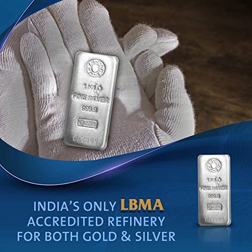 Image of MMTC-PAMP (999.9) Purity 1 kg Silver Casted Bar