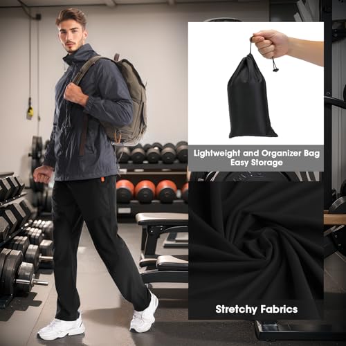 men39s hiking pants lightweight cargo pants quick dry water resistant outdoor pants for work fishing climbing