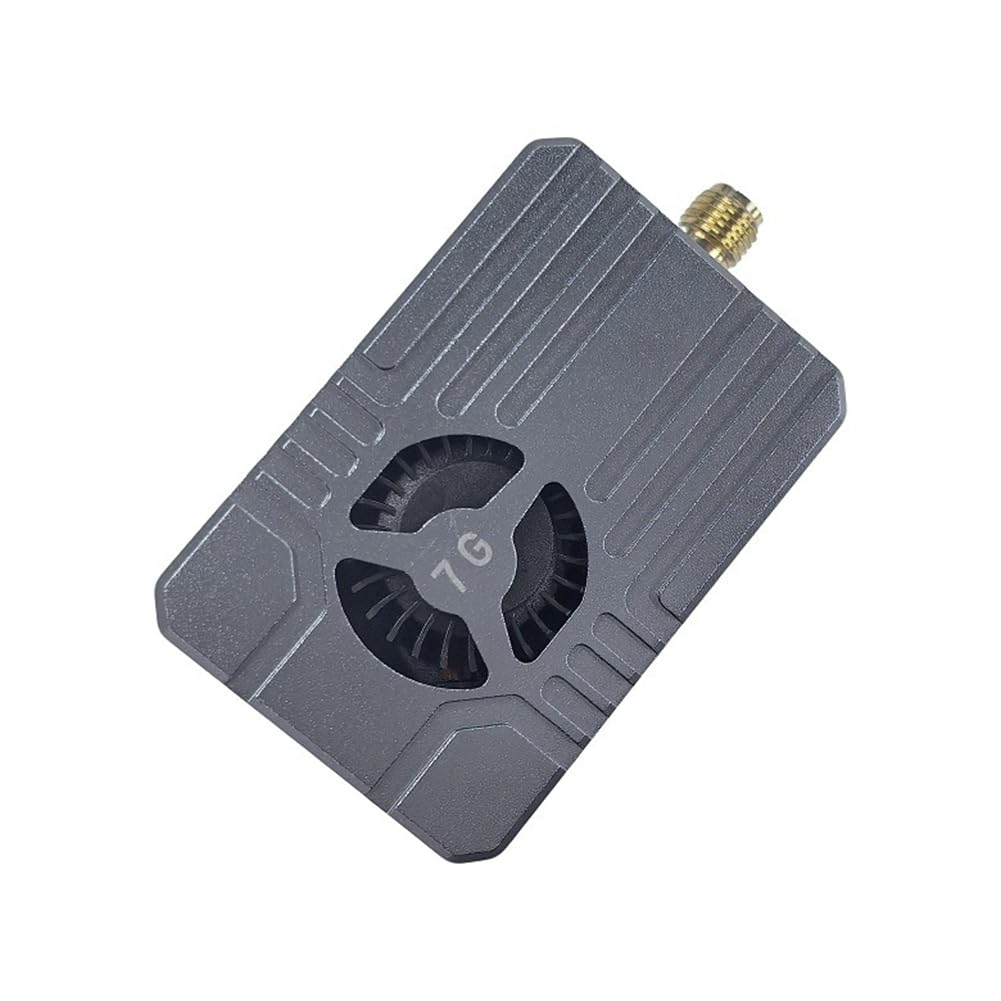 VTX-F12 6G- 7.2G 64-Kanal VRX Videoempfänger 6110-7210 MHz mit Audio VTX-F12 10W Drahtloser Sender