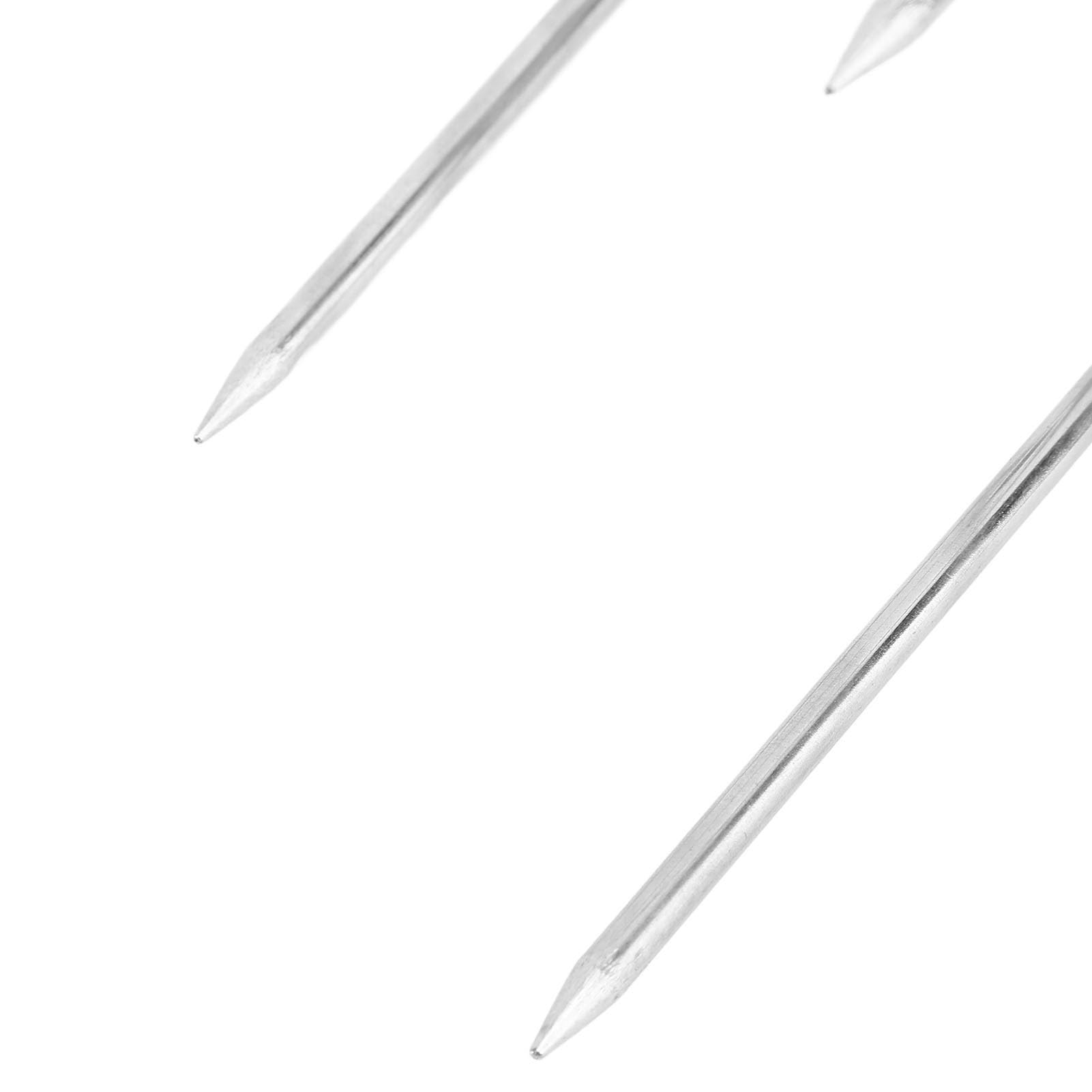 Ktsxxops Rotisserie Fork 4 Claws 304 Stainless Steel Electroplated Grill Rotisserie Meat Fork for 0.4in Spit Rod 2pcs