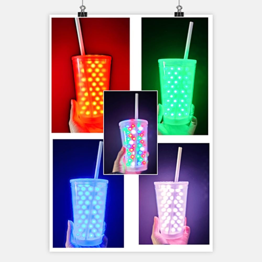 ZQION I-Lite Cup 360 v.2 Street Performer Gimmick Illusion Party Kids Magic Show Floating Light Surrounded Stage Close up Magician Fun