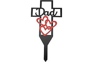 Memorial Grave Cross for Dad: Touching Tribute for Loss