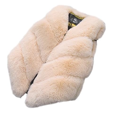 FOLOBE Faux Fox Fur Gilet for Kids Cover