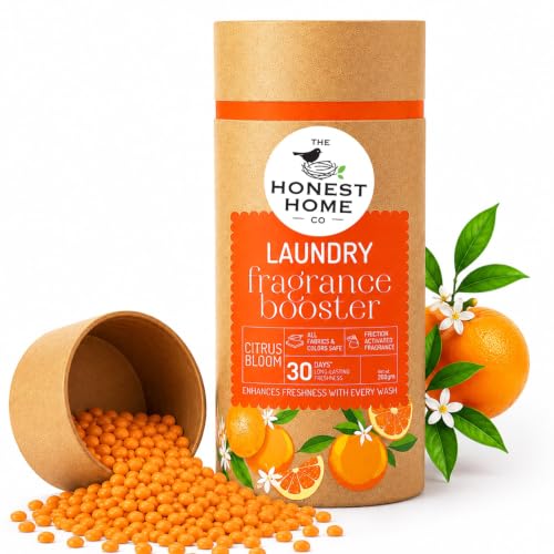 Honest Home Laundry Booster Beads Citrus Bloom | 200 g | Long Lasting Laundry Fragrance Beads | Fresh Citrus Floral Scent | Compatible With All Washing Machines
