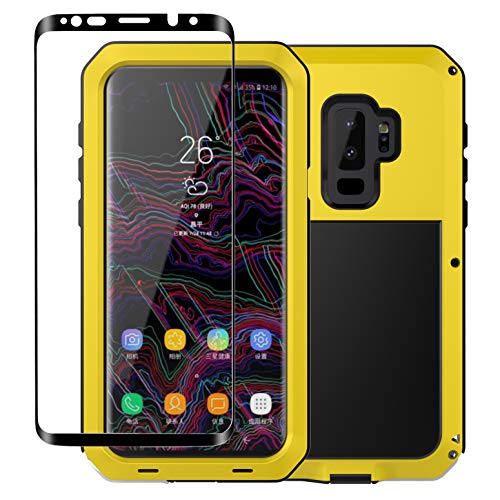 Tomplus Galaxy S9 Case, Armor Tank Aluminum Metal Shockproof Military Heavy Duty Protector