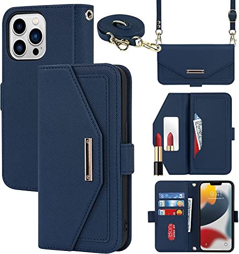 Étui en cuir de qualité supérieure pour iPhone 14 avec étui portefeuille