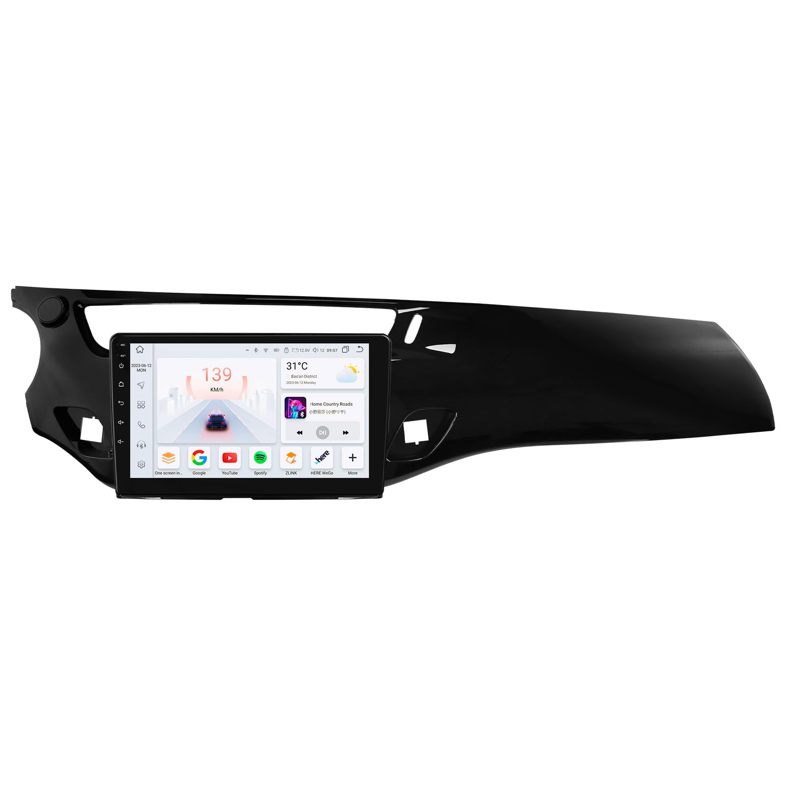 Autoradio Android 13 pour Citroën C3 DS3 2010-2016, 8 cœurs 4G + 32 Go Navi Support autoradio sans Fil Carplay/Android Auto Bluetooth Dab WiFi 4G Lien Miroir caméra arrière/Avant (Noir)
