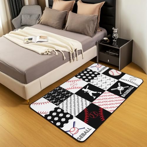 Tapete decorativo infantil béisbol 3x5 pies miniatura 5
