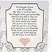 BANBERRY DESIGNS Memorial Sympathy Photo Frame - Loving Memory Tribute for a Cherished Loved One - We Thought of You with Love Today - Forever In Our Hearts - 3.5