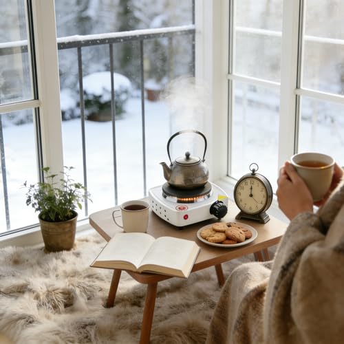 Cuisinière électrique Portable De Comptoir Cuisinière à Thé électrique Cuisine Brûleur à Plaque Chauffante Simple Mini Brûleur Pour la Maison En Plein Air (prise EU) – Image 3