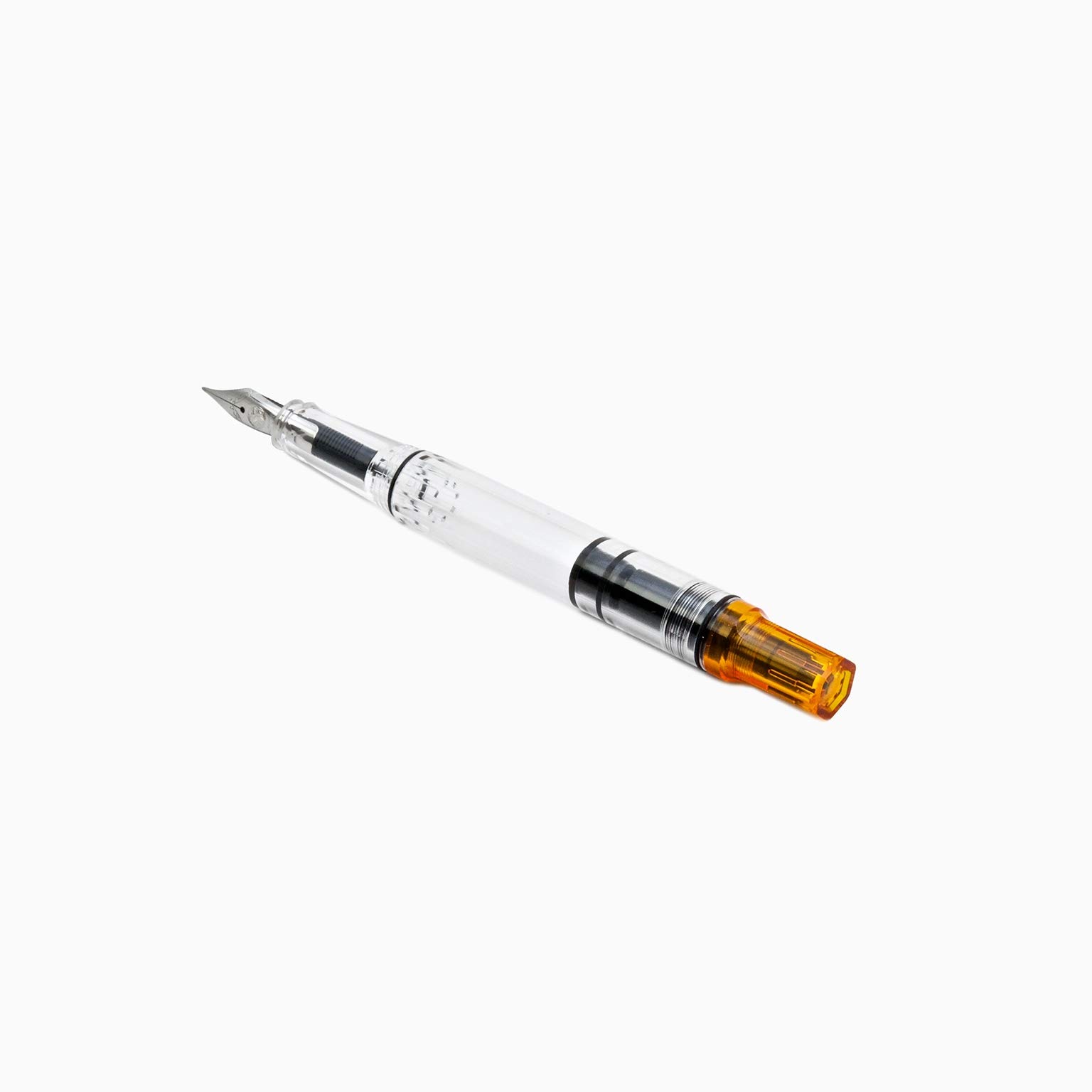 Amazon | ツイスビー 万年筆 エコ トランス オレンジ 細字 TW100077