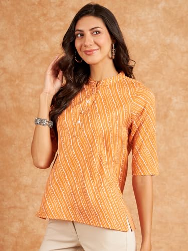 Image of Modeve Women Cotton Top for Summer