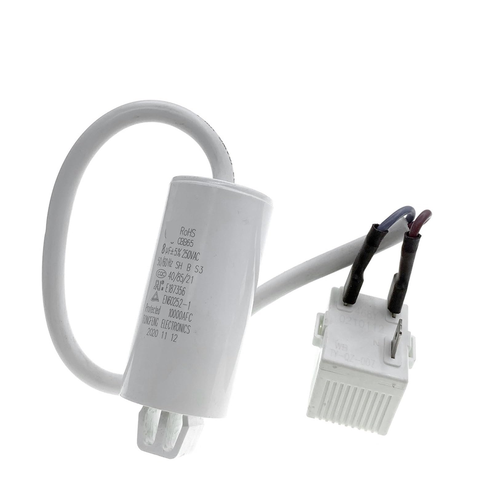 QL Supply Co Relé de arranque de repuesto for compresor de refrigerador, condensador CBB65 y Kit protector de sobrecarga for congelador, TY-QZ-007