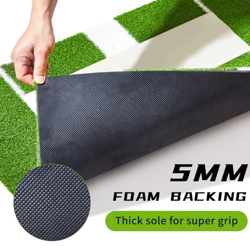 image for Meooeck 3' x 2' Softball/Baseball Pitching Mat Antifade Turf Pitching 