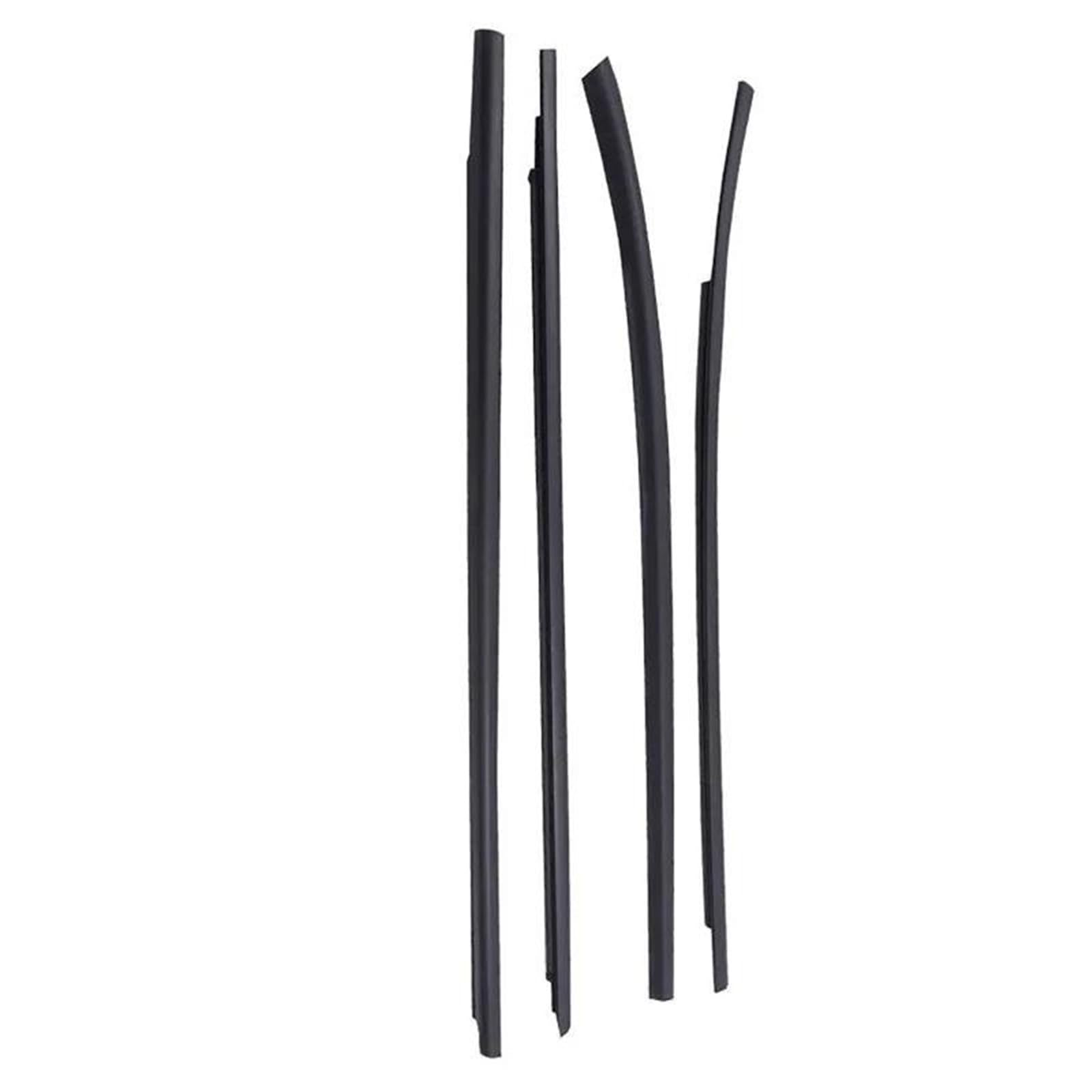 Glass Weatherstrip Car Window Waterproof Sealing Strip Black Rubber Trim 82210-2S000 for Hyundai IX35 2010-2015 AJOHBM