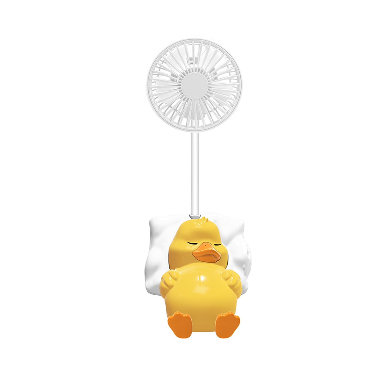 FROMCEO USB Desktop Fan, Small Personals Table Fan for Bedroom Lovely Ducks Desk Blower 3 Speed Rotatable for Home, Offices Decors Lovely Ducks Desk